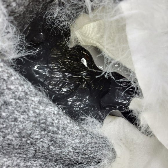 Werewolf Wolf Monster Halloween Rubber Mask White Black Gray Faux Fur 2018 - Picture 9 of 9